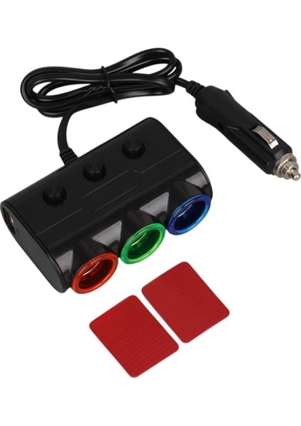 Olesson 1523 12-24V Çift USB Girişli 120W 80CM Kablolu 3'lü Araç Çakmak Çoklayıcı modelleri