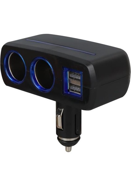 Olesson 1637 12-24V Çift USB Girişli 120W 2'li Araç Çakmak Çoklayıcı modelleri