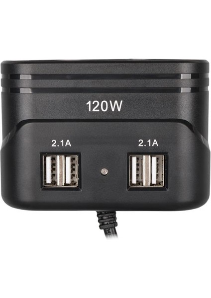 Olesson 1678 12-24V 4 USB Girişli 120W 80CM Kablolu 3'lü Araç Çakmak Çoklayıcı modelleri