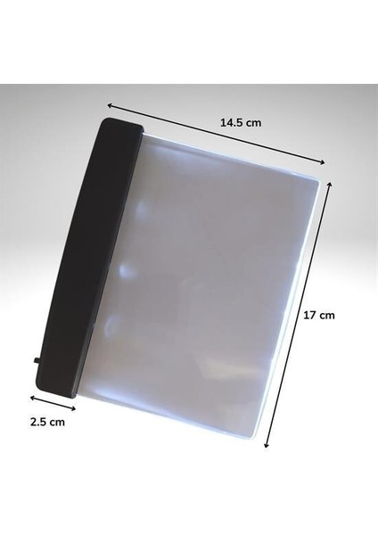 Buffer® Kitap Arası Okuma Işığı LED Panel Kitap Okuma Lambası