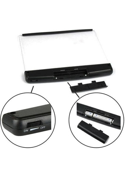 Buffer® Kitap Arası Okuma Işığı LED Panel Kitap Okuma Lambası