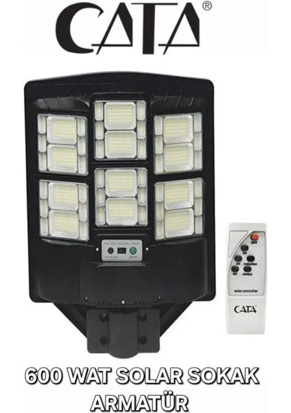 Supernova Solar Aydınlatma Cata CT-4643 12 Saat Yanma, Uzaktan Kumanda, Sensörlü
