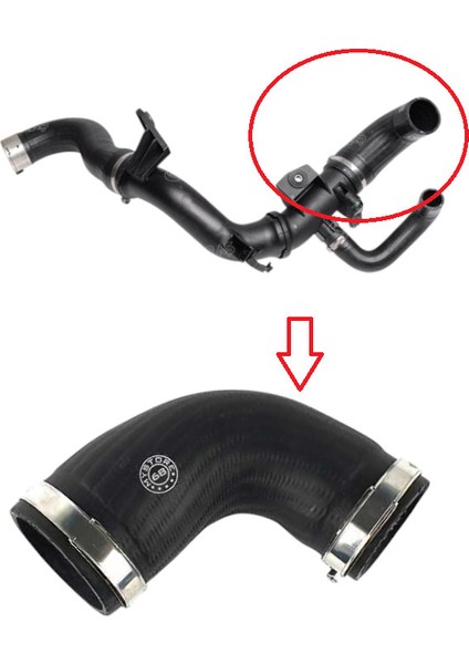 Fıat Grup Egea Turbo Hortumu Kısa