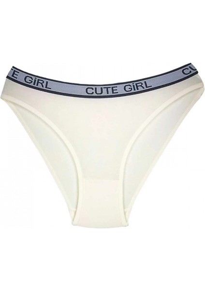 5 Adet Beli Yazılı Pamuklu Kalın Lastik Kadın Slip Külot fiyatları