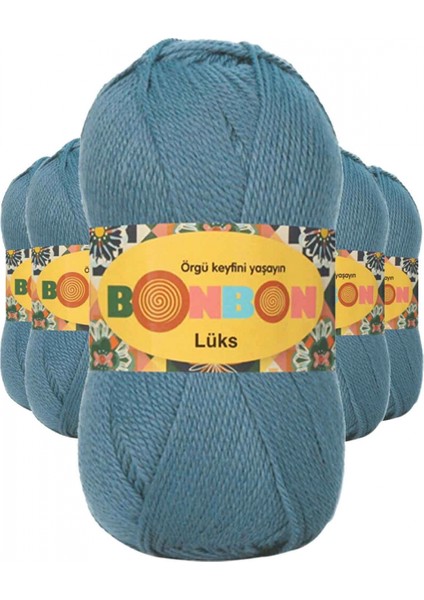 5 Adet Lüks Patik Ipi Yünü Filiz Yeşili 98263