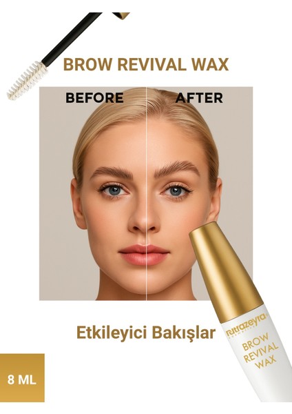 Kaş Sabitleyici Şekillendirici Stick Kaş Waxı Kaşlarınızı Besler Canlılık Katar - Brow Revival Wax