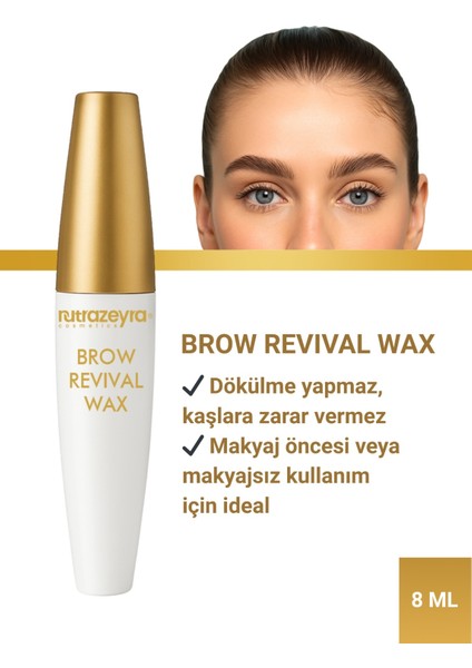 Kaş Sabitleyici Şekillendirici Stick Kaş Waxı Kaşlarınızı Besler Canlılık Katar - Brow Revival Wax