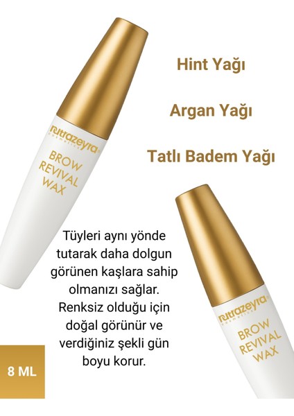 Kaş Sabitleyici Şekillendirici Stick Kaş Waxı Kaşlarınızı Besler Canlılık Katar - Brow Revival Wax