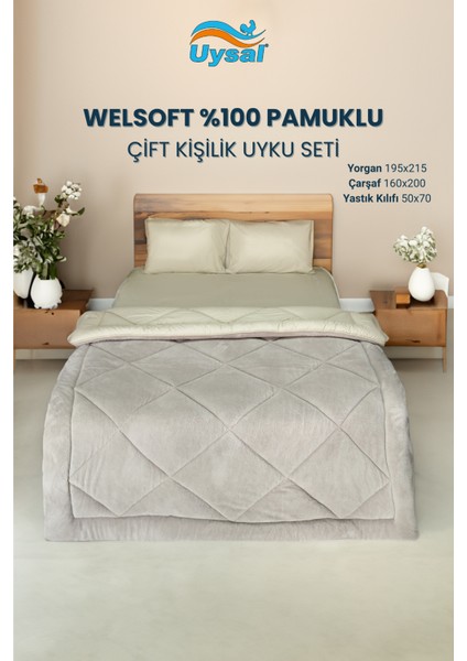 Welsoft 5 Boyutlu Çift Kişilik Uyku Seti