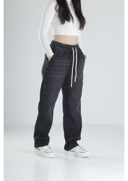 Siyah Baggy Kot Pantolon modelleri