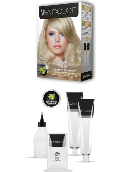 2x2 Tüp Krem Saç Boyası Seti Platin Sarısı No:0.1 fiyatları