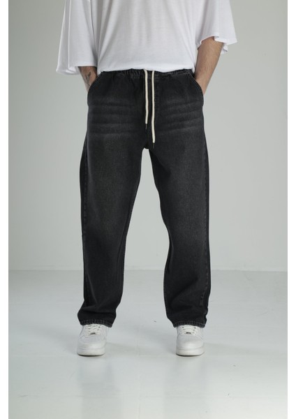 Siyah Kot Baggy Pantolon