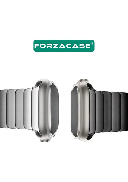 Apple Watch 11 46MM ile Uyumlu Balık Sırtı Paslanmaz Çelik Kordon - FC1100 indirimleri