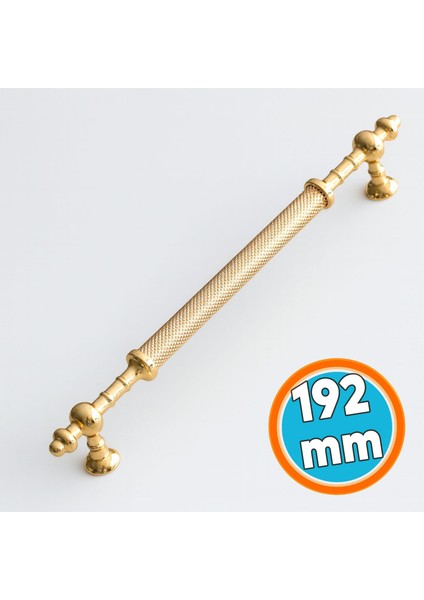 Mobilya Mutfak Çekmece Dolabı Dolap Kapak Kulpları Kulbu Altın Gold Metal Kulp 192 Mm-19.2 cm
