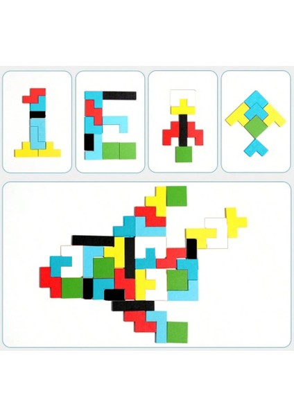 Çocuklar Için El Becerisi ve Problem Çözme Becerilerini Geliştirici Boyamalı Yapboz (Puzzle) Seti fiyatları