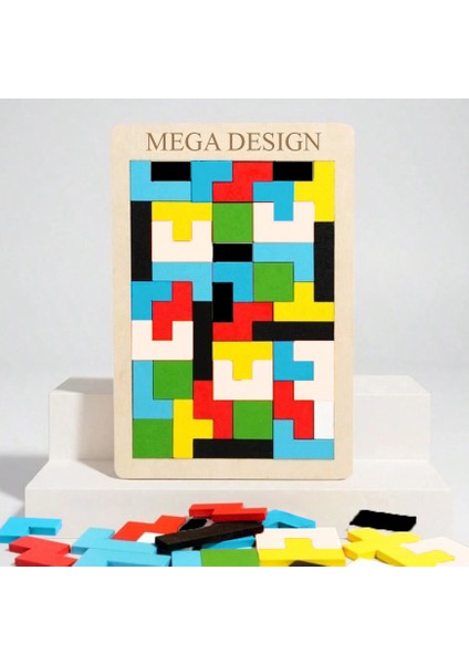 Çocuklar Için El Becerisi ve Problem Çözme Becerilerini Geliştirici Boyamalı Yapboz (Puzzle) Seti modelleri