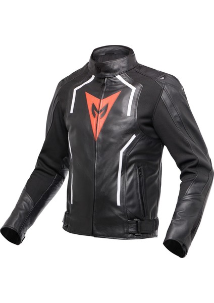 Combat Deri Korumalı Motosiklet Montu