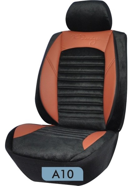 Inci Elit Koltuk Kılıfı Serisi Siyah-Taba A10