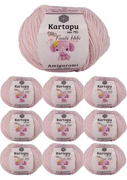 10 Adet Amigurumi El Örgü Ipi 50GR 699