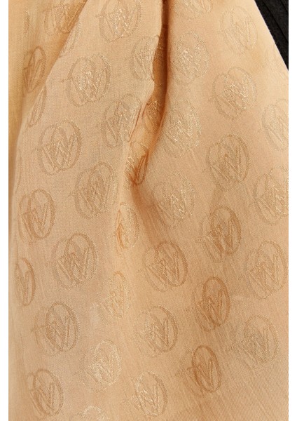 Valentino Orlandı Alia Logo Desen Şal modelleri