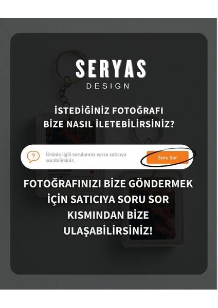 Barkodlu Kişiye Özel Resimli Anahtarlık Çift Taraflı Sevgiliye Hediye Fotoğraflı modelleri