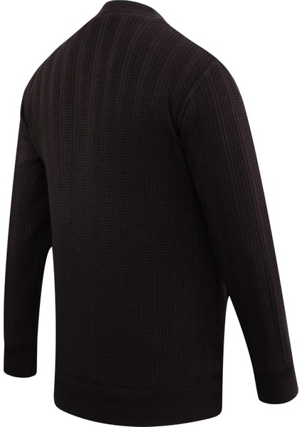 Erkek Büyük Beden Astarlı Triko Mont Hakim Yaka Çelik Örgü Desenli Klasik Kalıp - 5209TB fırsatları