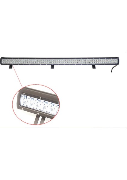 Off Road Projektör 9-30V 306W 120X7 cm 100 LED 128 cm