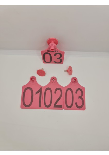 150 Adet Xxl Pembe Büyükbaş Hayvan Küpesi(Pens Ucu Hediye) fiyatları