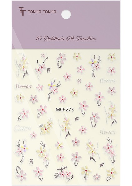 STC-MO-273 - Çiçek Yapışkan Sticker fiyatları