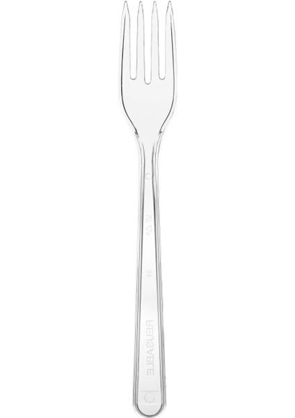 Ps Plastik Lux Şeffaf Çatal (3gr) 100 Adet