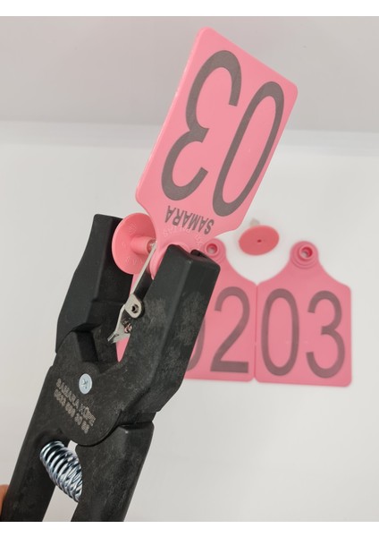 50 Adet Xxl Pembe Büyükbaş Hayvan Küpesi(Pens Ucu Hediye) fırsatları