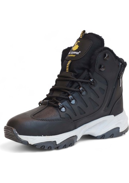 2225-JAMPER Anatomik Kaydırmaz Tabanlı Soft Shell Outdoor Trekking Erkek Fermuarlı Spor Bot - NKT02225-SIYAH-GRI-44 modelleri