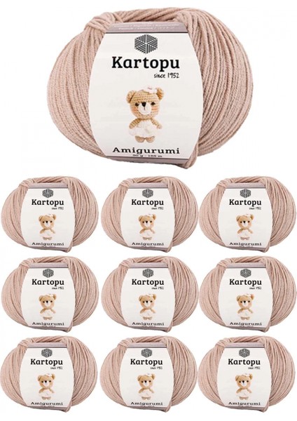 10 Adet Amigurumi El Örgü Ipi 50GR 850