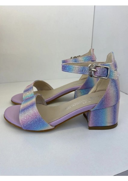 P769 Gökkuşağı Topuklu Ayakkabı modelleri