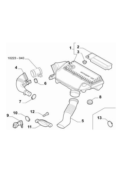 Fıat Hortum Egea Hava Fıltre