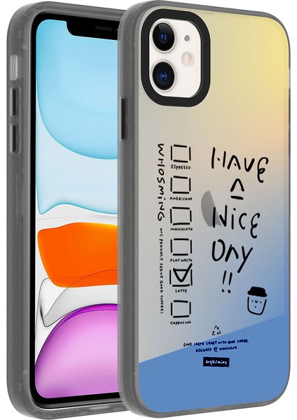 iPhone 11 Uyumlu Desenli Ata Dragon Sert Kapak-Have