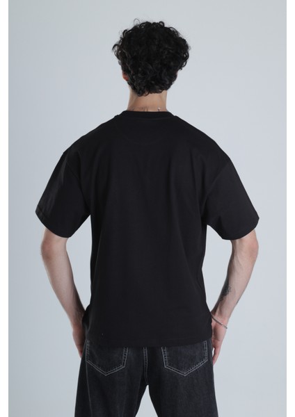 Not Dangerous Siyah Oversize Tasarım T-Shirt fırsatları