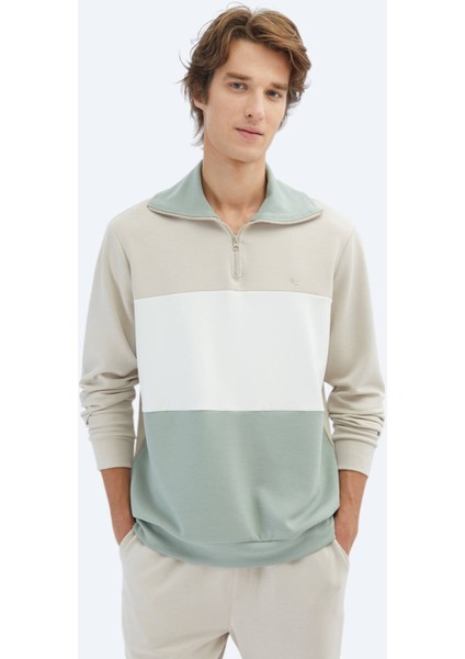 Bej Dik Yaka Sweatshırt indirimleri