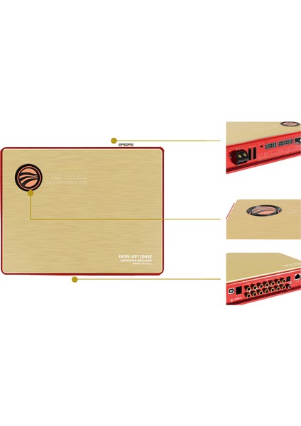 Iron AP-1200SE 12 Kanal Dsp Amfi (1200 Watt) fiyatları