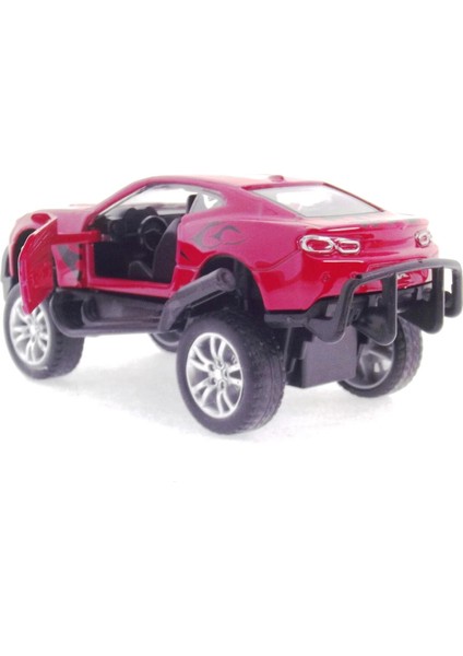 Die Cast Çek Bırak Kırmızı Arazi Aracı modelleri