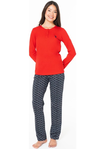 Kadın %100 Pamuklu Uzunkol Düz Paça Mevsimlik Ev Giyim Pijama Takım fiyatları