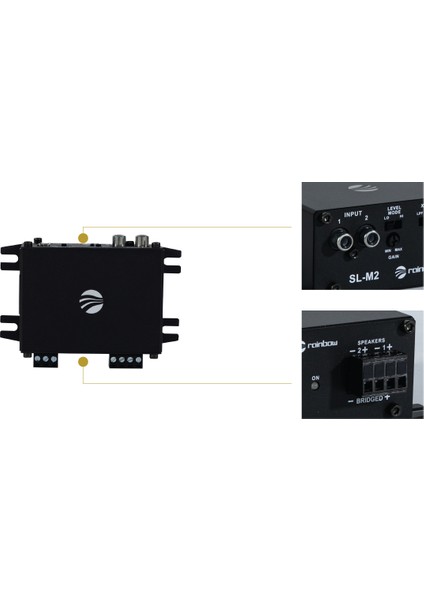 Sl-M2 2 Kanal Amfi (280 Watt)