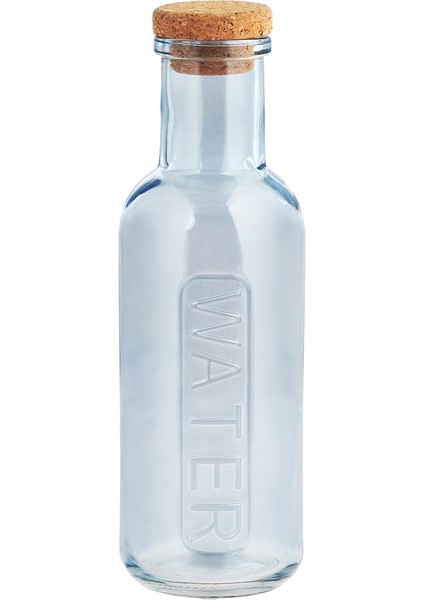 Mantar Kapaklı Renkli Cam Su Şişesi - 1000 ml indirimleri