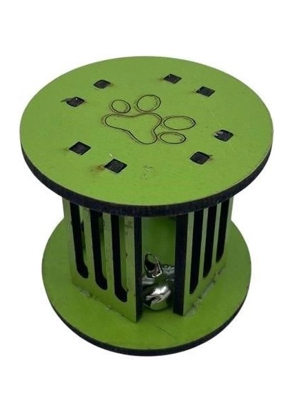 Mini Silindir Eğlenceli Renkli Sağlam Küçük Pati Izi Şekilli Kedi Oyuncağı modelleri