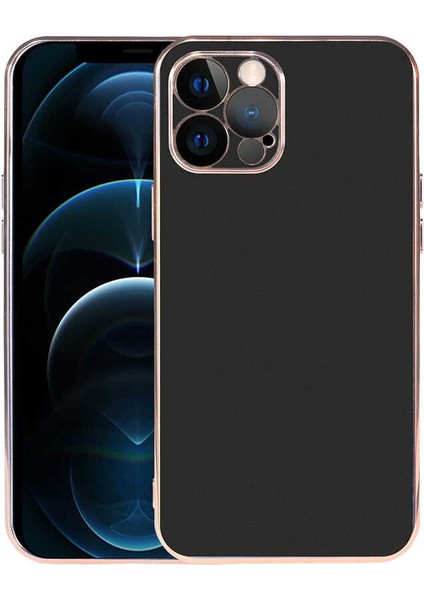 iPhone 12 Pro Uyumlu Ata Viyana Kapak-Siyah