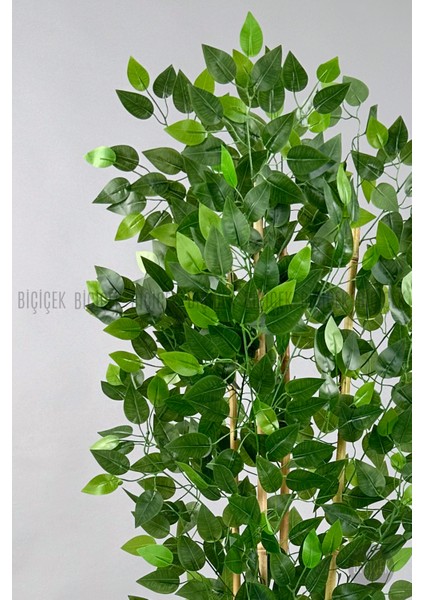 140 cm Yapay Bambu Ağacı Hasır Saksıda