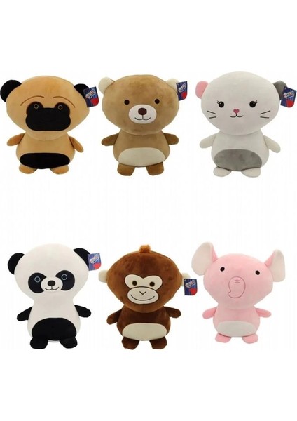 62558 Peluş 35 cm 3 Boyutlu Soft Yastık 1 Adet Fiyatıdır