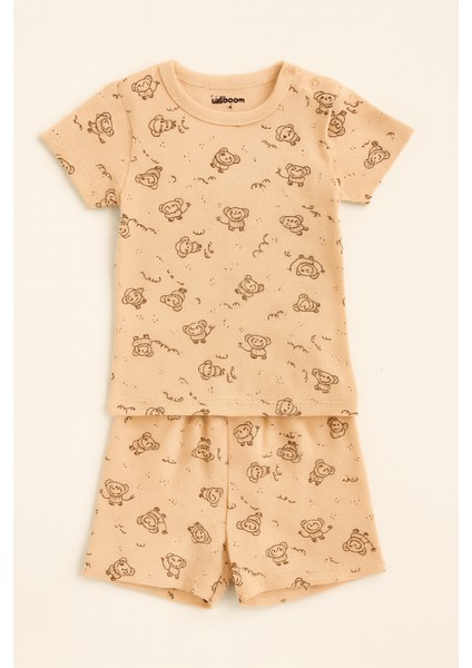 Rahat Giyim Şort Tişört Pijama Takımgreml