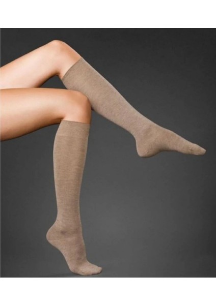 Dizaltı Pamuklu Çorabı 3'lü Paket (Füme, Gri, Bej) fiyatları