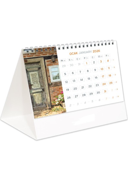 2026 Bir Nefes Piramit Masaüstü Takvim 16 x 15,5 cm fiyatları